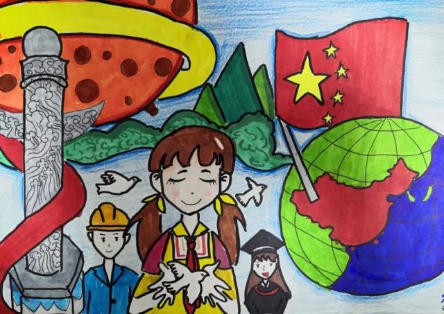 余品妍    新村小学 《梦想起航》