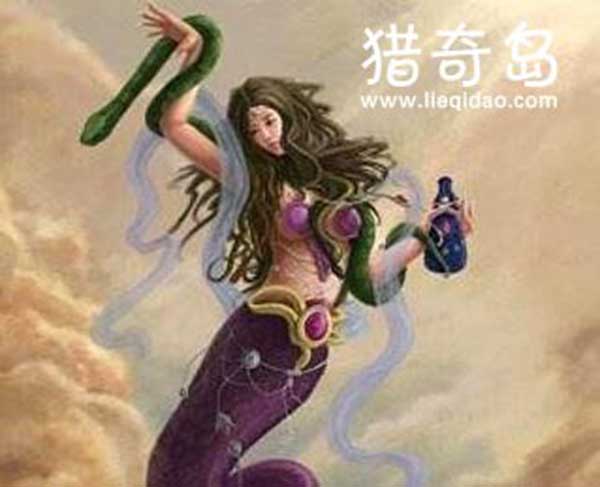 女娲真身吓人图片